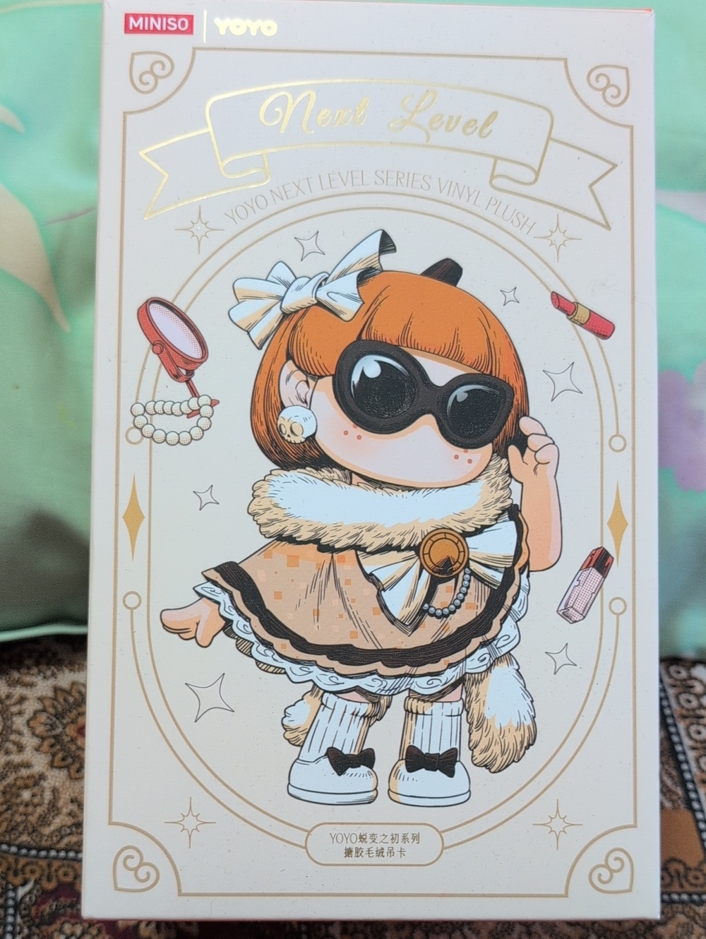 MINISO YOYO Orange Fashion Plush Doll - Chic Collectible